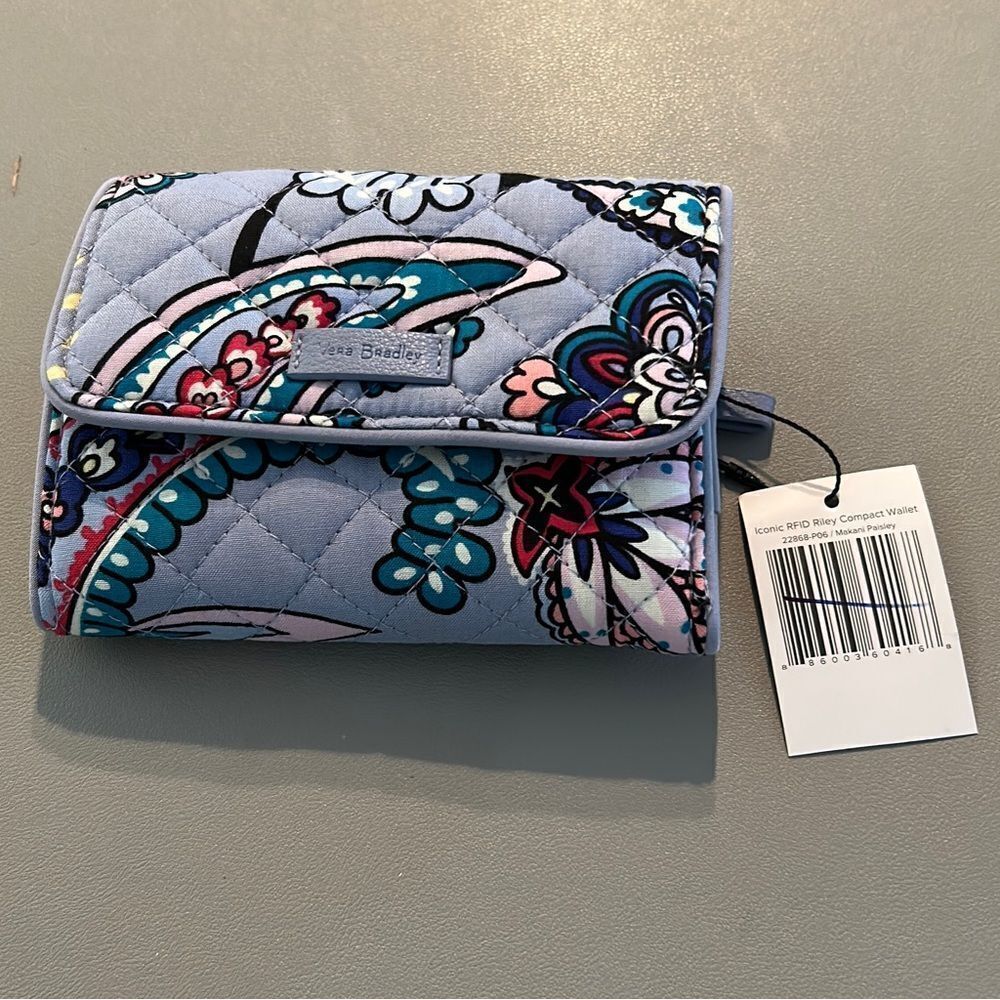 Vera Bradley RFID Riley compact wallet